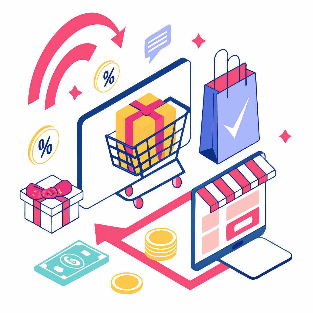 E-commerce concept illustration